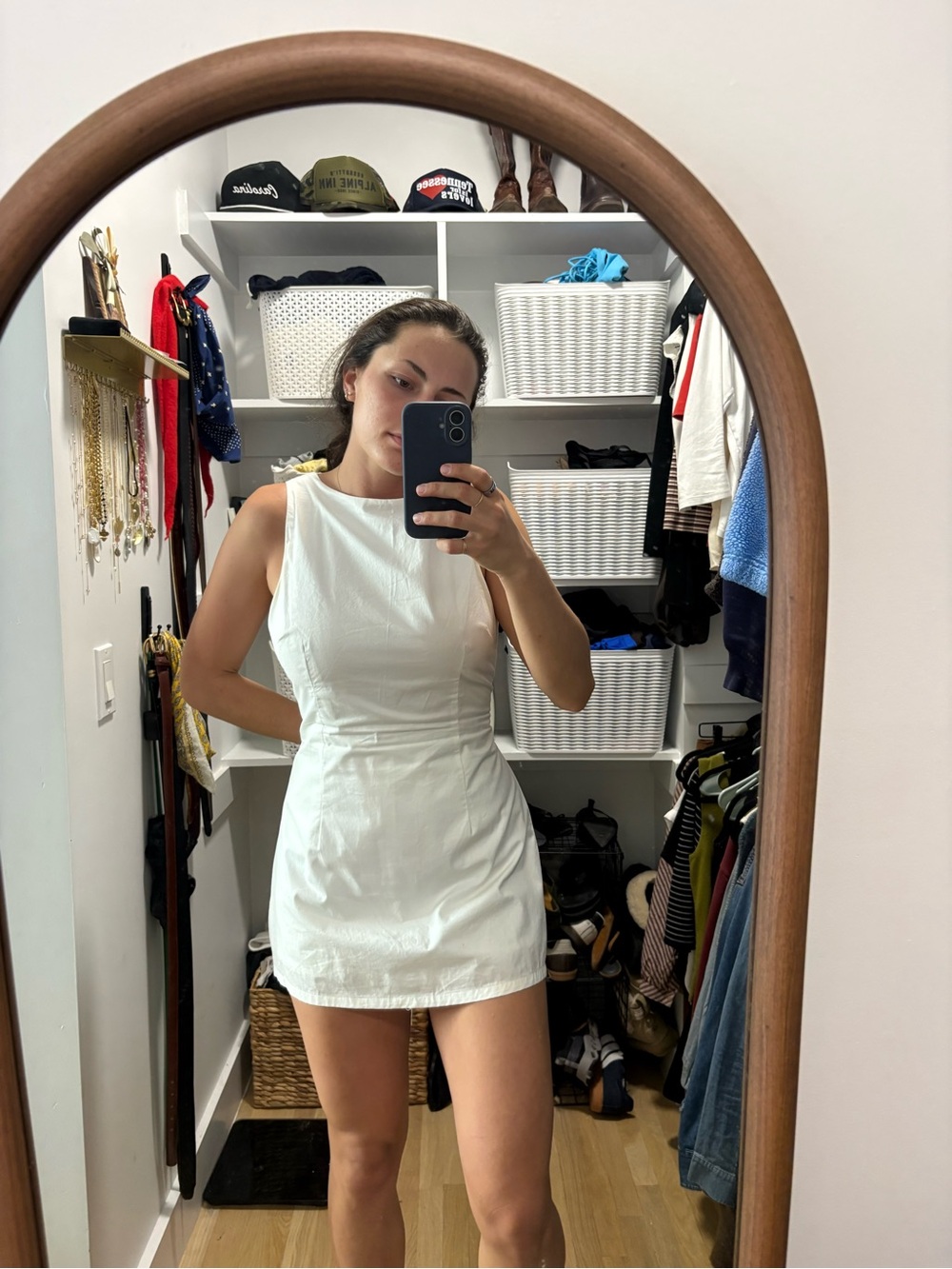 Princess Polly White Sleeveless Mini Dress